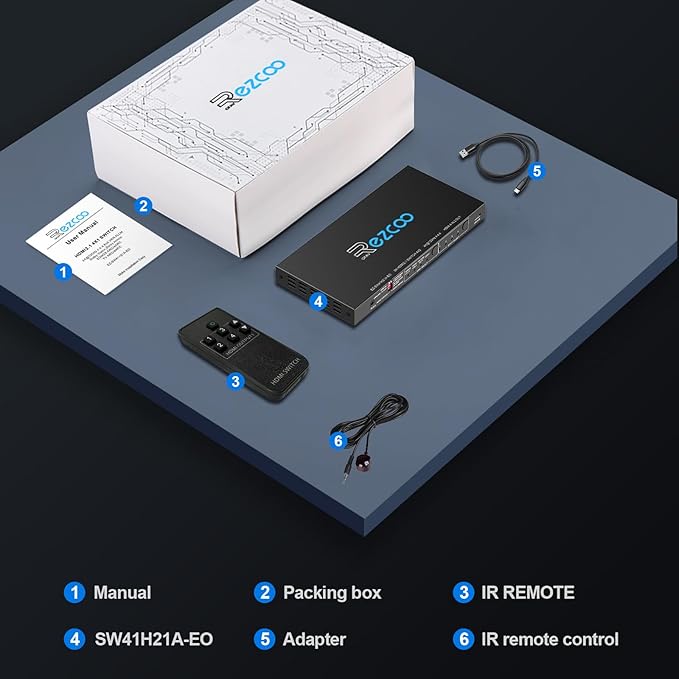 4K@120Hz HDMI 2.1 Switch 4 in 1 Out - Image 7