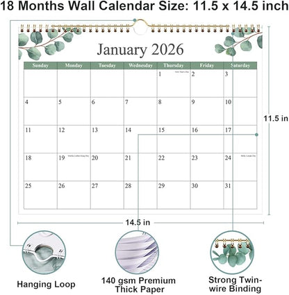 Calendar 2026 - Wall Calendar 2026-2027 from January 2026 to June 2027 - Image 3