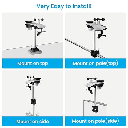 Sainlogic Smart WiFi Weather Stations Wireless Indoor Outdoor SA6 Plus - Image 7