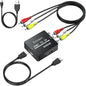 Setuact HDMI to AV Converter, HDMI to RCA Converter, Supports PAL/NTSC by Setuact