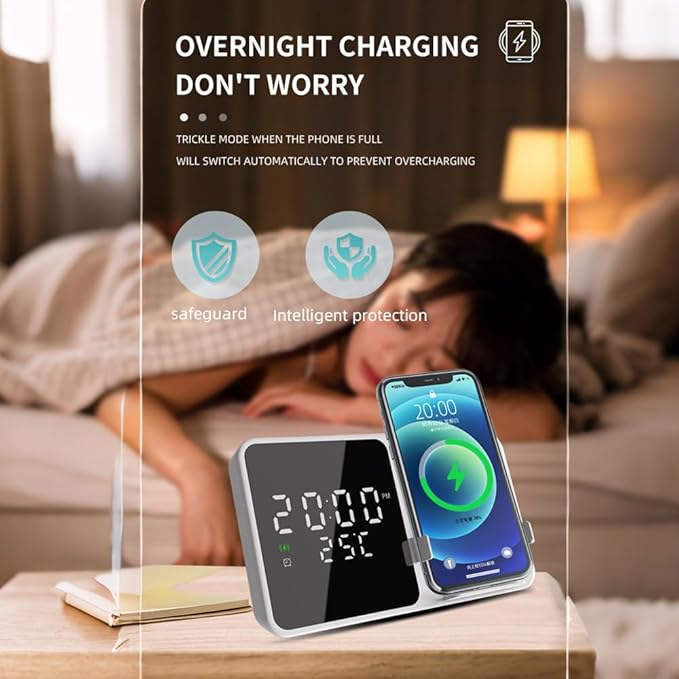 IHAO Multifunctional Alarm Clock - Image 6