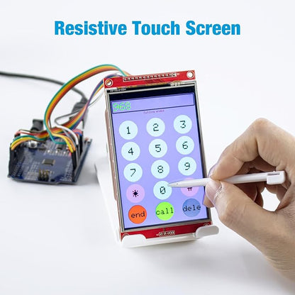 Hosyond 4.0 Inches 480x320 TFT Touch Screen LCD Display Module SPI ST7796S - Image 5