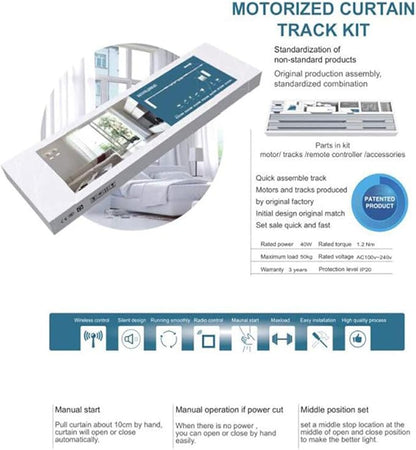 OlideSmart DIY WiFi Smart Automatic Curtain Motor Track System, Automatic - Image 5