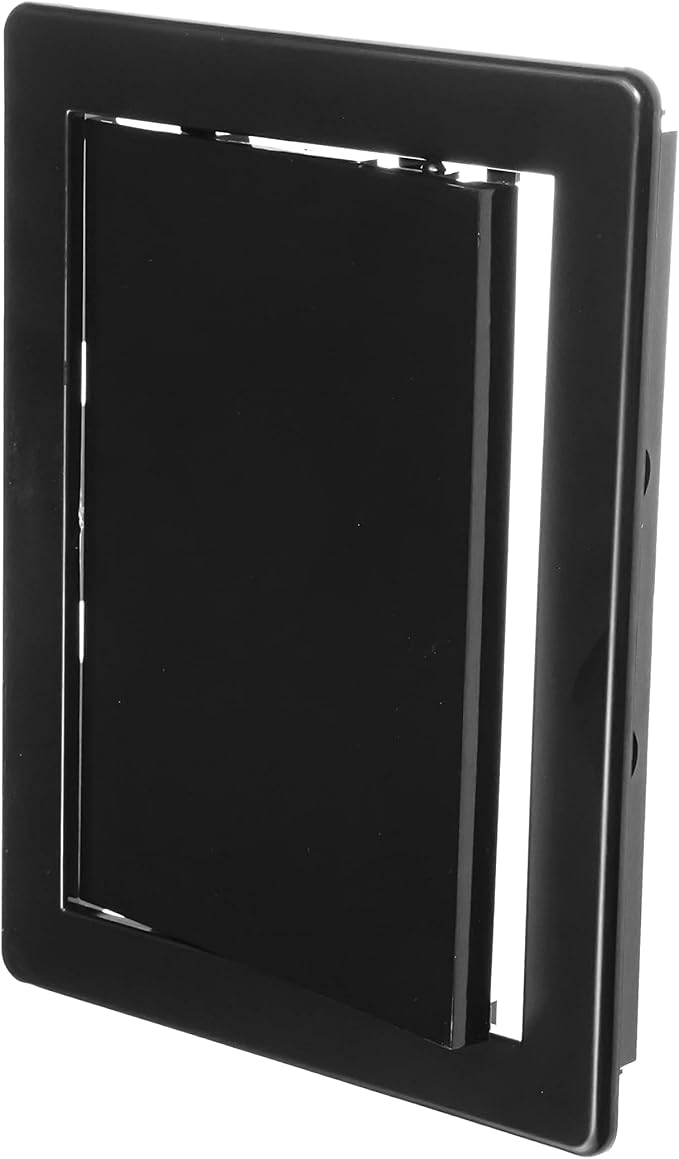 6" x 8" Black Plastic Access Panel by Unknown