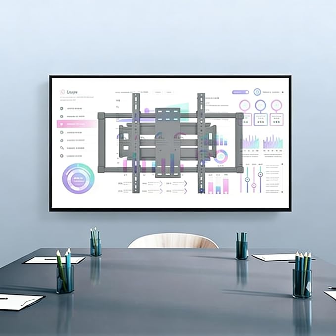 HILLPORT 85 86 98 TV Wall Mount 75 90 100 110 inch Full Motion Ultra Slim - Image 6