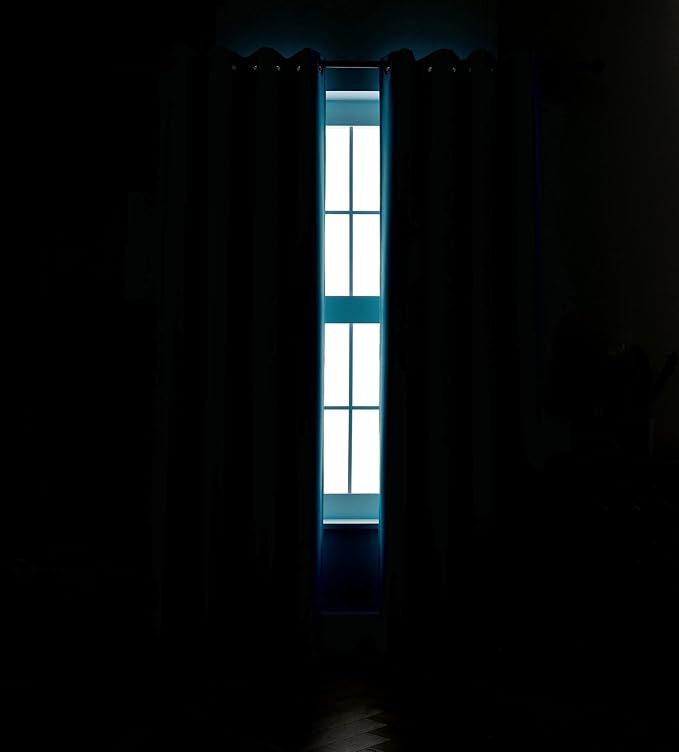 MIUCO Room Darkening Soild Grommet Window Blackout Curtains Panels - Image 3