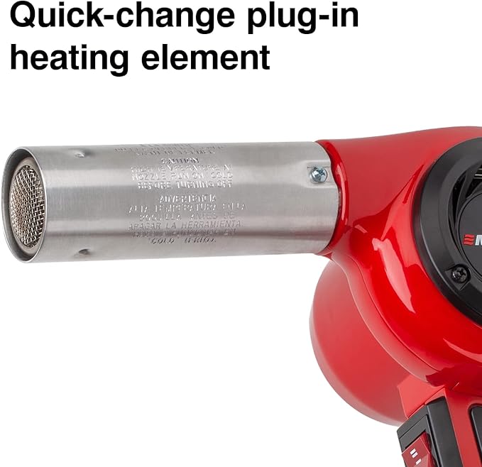 Master Appliance HG-801D Industrial Heat Gun, Quick Change Plug-In Heating - Image 3