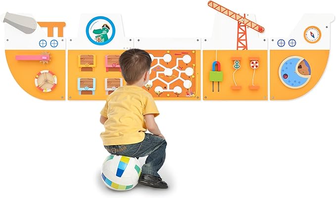 Monläurd® Wooden Ship Activity Wall Panel by Monl%C3%A4urd