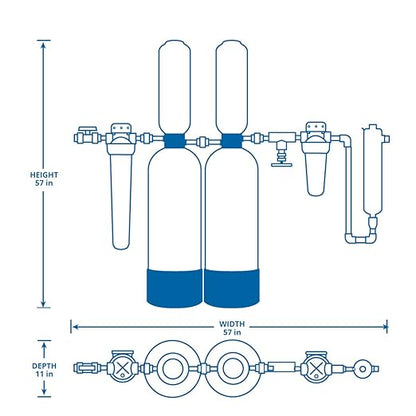 Aquasana Whole House Well Water Filter | 500, 000 Gallons | UV, Carbon & KDF | - Image 7