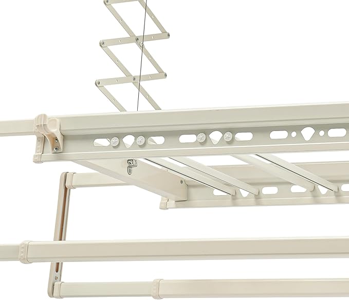 banborba Electric Retractable Airing Rack, Ceiling Mounted Clothes Drying Rack - Image 7