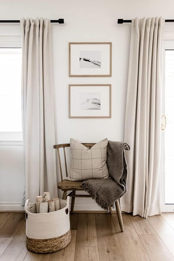 100% Blackout Shield Linen Blackout Curtains - Image 6