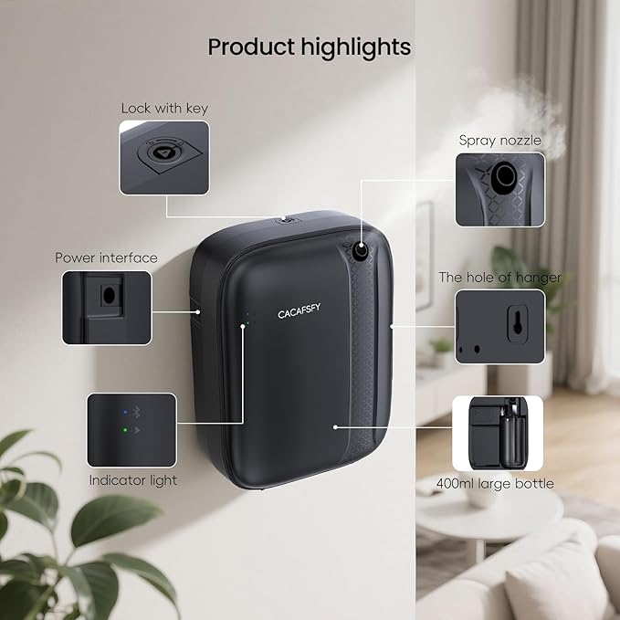 Waterless Diffuser, Hotel Scent Diffuser-Smart APP Control-400mL Capacity Up to - Image 6