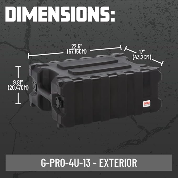 Gator Cases Pro Series 4U Rack Case - Image 7