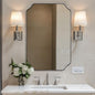 ANDY STAR Chrome Bathroom Mirror, 24x36 Inch Polished Chrome Rectangle Mirror by ANDYSTAR