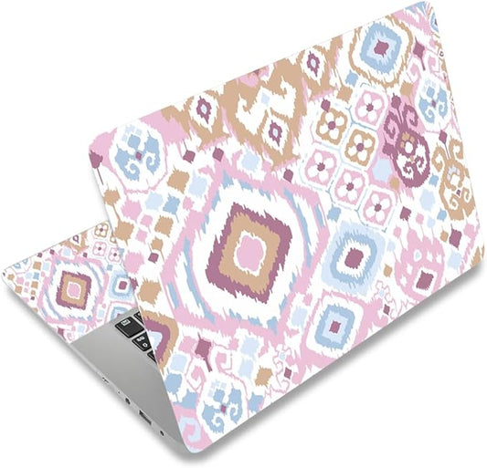 Laptop Skin Sticker Decal, Waterproof Removable, Cute Pink Abstract by ToLuLu