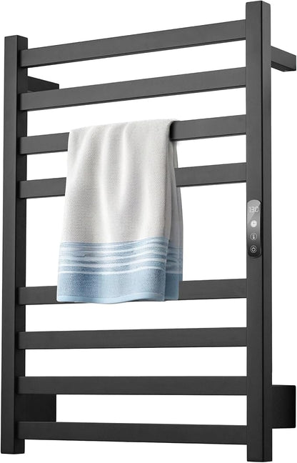 Towel Warmer Matte Black Heated Towel Rack by Unknown