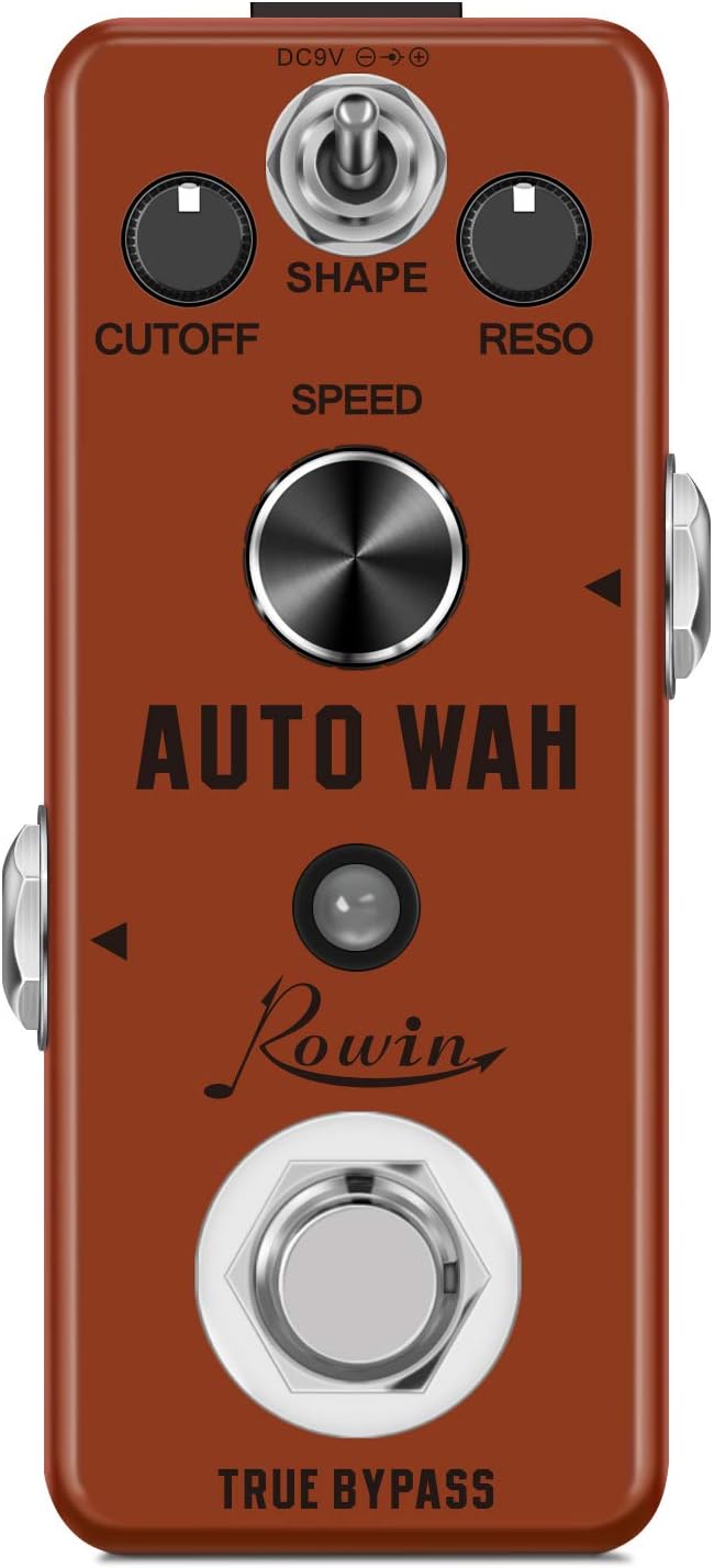 Rowin Auto Wah Guitar Effect Pedal Single Effect Mini Digital Pedal by Rowin