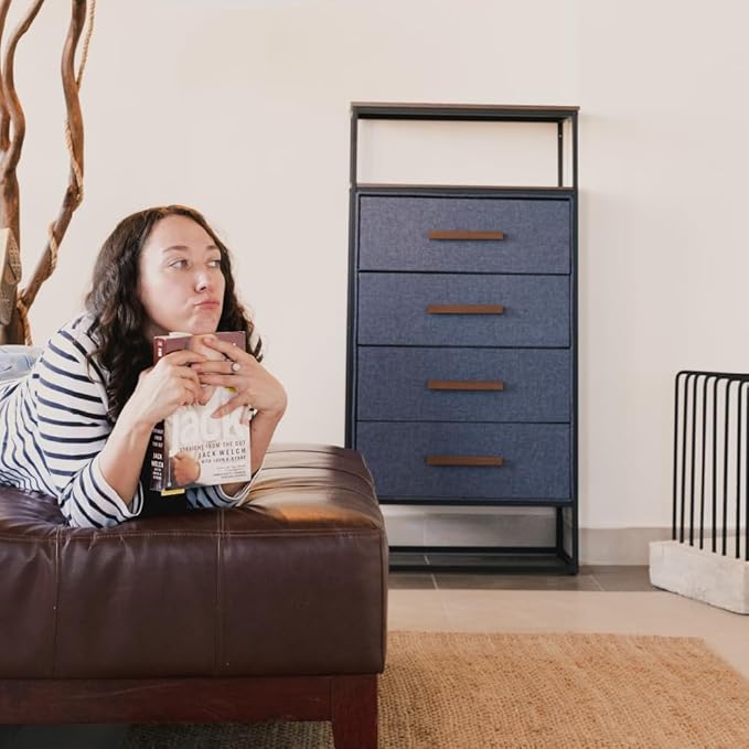 tinge Zana Premium Fabric Dresser - Image 4