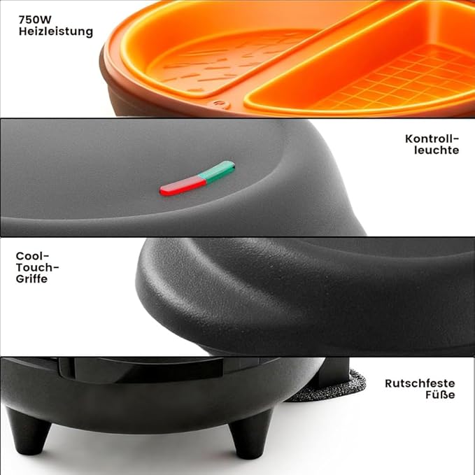 Dual Zone Electric Omelette Maker - Image 5