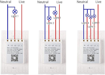 WiFi Smart Wall Touch Light Switch Glass Panel Wireless Remote Control by - Image 8