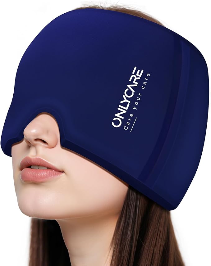 ONLYCARE Migraine Relief Cap, Upgraded Odorless Headache Relief Cap Mask by ONLYCARELLC