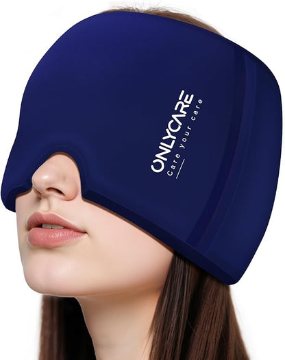 ONLYCARE Migraine Relief Cap, Upgraded Odorless Headache Relief Cap Mask by ONLYCARELLC