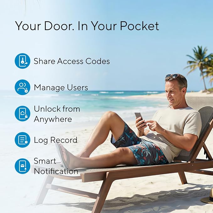 ULTRALOQ Bolt Fingerprint Smart Lock - Image 3