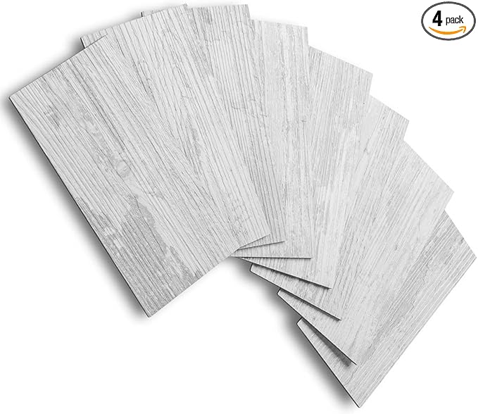 AULIGET Peel and Stick Backsplash PVC Tile, 3 Inch x 6 Inch White Birch Stick by AULIGET