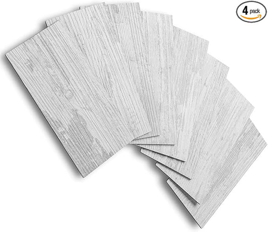 AULIGET Peel and Stick Backsplash PVC Tile, 3 Inch x 6 Inch White Birch Stick by AULIGET