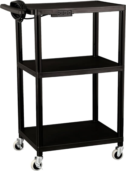 norwood commercial furniture mobile utility av cart with, main product view
