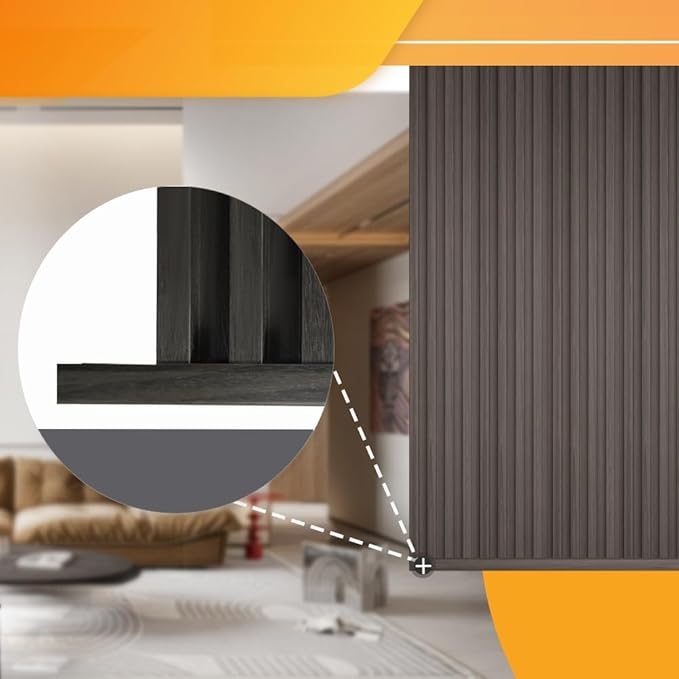 OUZUGIE 8-Pack 57 Inches, WPC Slat Wall Panel Trim, Corner Guard - Image 5