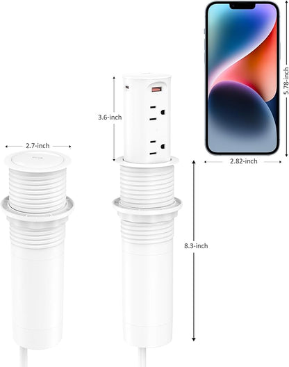 Jgstkcity 2.5 inch Hole Pop up Outlet - Image 3