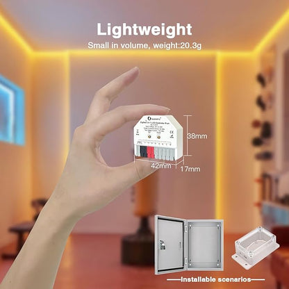 GLEDOPTO ZigBee 3.0 Pro Mini LED Strip Controller 5 Modes in 1 RGBCCT RGBW RGB - Image 6