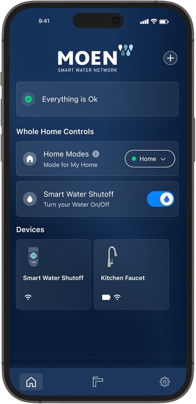 Moen Flo Smart Water Monitor and Automatic Shutoff Sensor, Wi-Fi Connected - Image 7