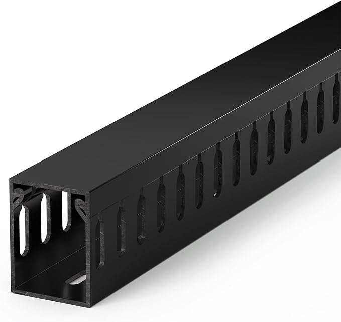 ZhiYo H1.6 x W1.2in Cable Raceway, 6.6ft Server Rack Cable Management Under by ZhiYo