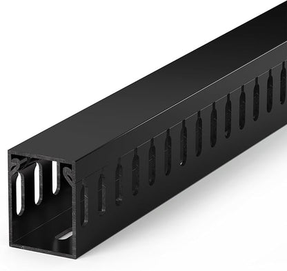 ZhiYo H1.6 x W1.2in Cable Raceway, 6.6ft Server Rack Cable Management Under by ZhiYo