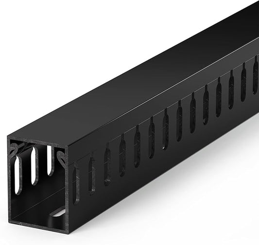 ZhiYo H1.6xW1.2in Cable Raceway, 13.2ft Server Rack Cable Management Under Desk by ZhiYo