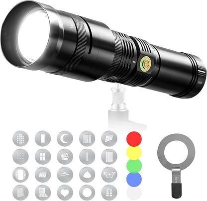 WELLMAKING 40W LED Photography Flashlight Optical Glass Lenses, 7800mAh by WELLMAKING