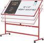 Rolling Whiteboard, 48x32 Inches Dry Erase Board by Tankee