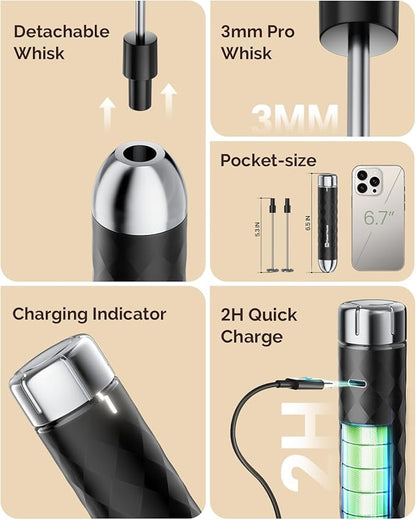 Maestri House Rechargeable Milk Frother - Image 8