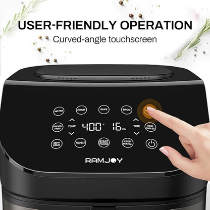 Air Fryer 6.8 Quarts, 10-in-1 Functions, Air Fry, Large & Compact Air Fryers - Image 6