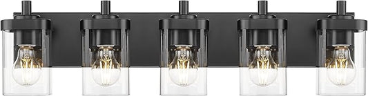 METWET Bathroom Light Fixtures, 5-Light 30" Vanity Light by Metwet