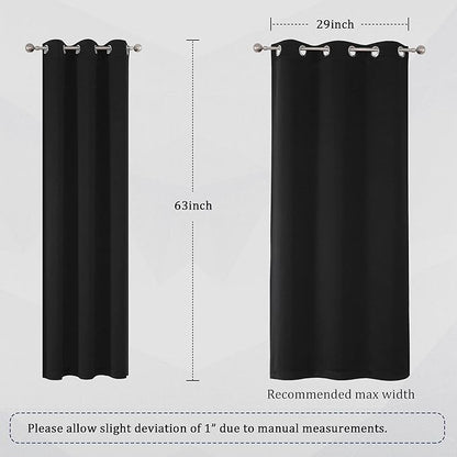 DUALIFE Kitchen Blackout Curtain Panels - Image 6