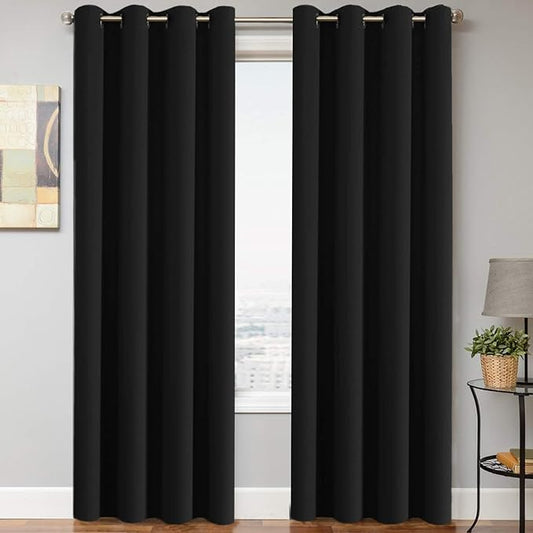 H.VERSAILTEX Thermal Insulated Grommet Blackout Curtains by HVERSAILTEX