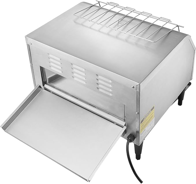 VEVOR 1770W Commercial Conveyor Toaster, 450 Slices per Hour, Heavy Duty - Image 11