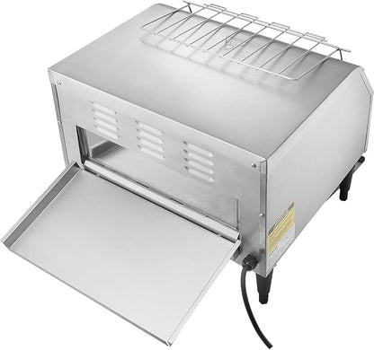 VEVOR 1770W Commercial Conveyor Toaster, 450 Slices per Hour, Heavy Duty - Image 11