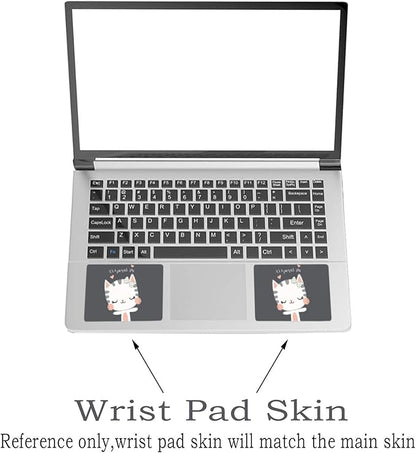Laptop Skin Sticker Decal, Decorative Waterproof Removable, Cute Cat - Image 2