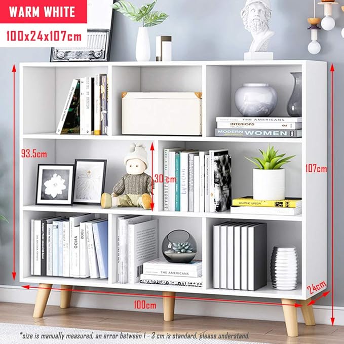 IOTXY Wooden Open Shelf Bookcase - Image 2