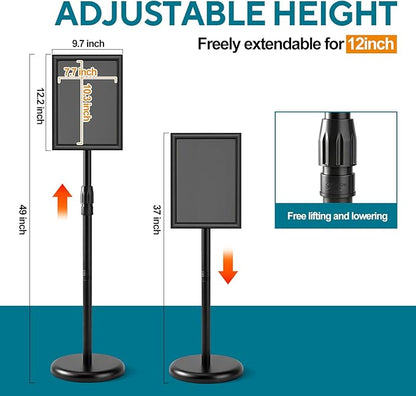 USCNC Sign Holder Stand 8.5x11 inch - Image 2