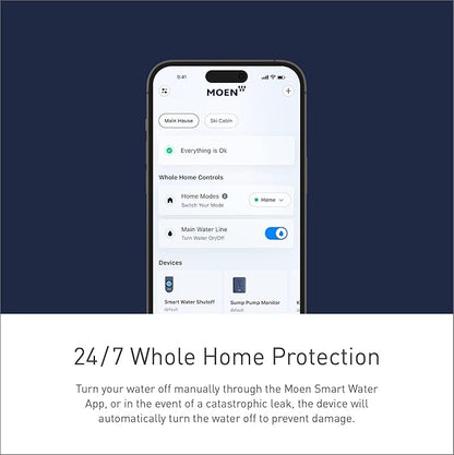 Moen Flo Smart Water Monitor and Automatic Shutoff Sensor, Wi-Fi Connected - Image 20